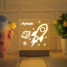 Load image into Gallery viewer, Personalised Night Light with Custom Name - Choose your Style - BEBIMINE LLC