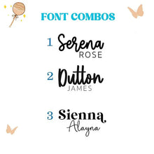 Load image into Gallery viewer, Customized Name Sign- pick your Color