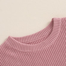 Load image into Gallery viewer, Family Matching Sweaters Mommy and Me Letter Embroidery- Pick your Color