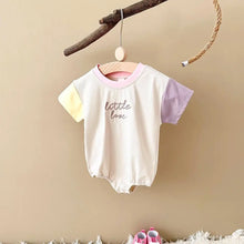 Load image into Gallery viewer, Little Love Short Sleeve Summer Romper- Pick your Color