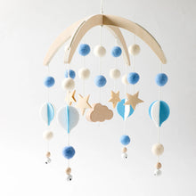 Load image into Gallery viewer, Wooden Mobile, Crib hanging Decor ,Bed Bell- Choose your Style - BEBIMINE LLC