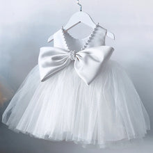 Load image into Gallery viewer, Tulle Dress with Beads and Bow- Pick your Color