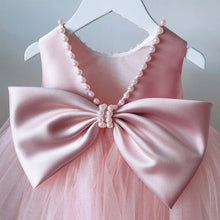 Load image into Gallery viewer, Tulle Dress with Beads and Bow- Pick your Color