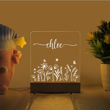 Load image into Gallery viewer, Personalised Night Light with Custom Name - Choose your Style - BEBIMINE LLC