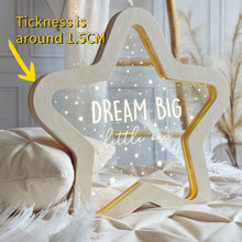 Load image into Gallery viewer, Personalized Night Light Star Shaped - BEBIMINE LLC