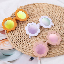 Load image into Gallery viewer, Flower Round Kids sunglasses UV400 - Pick your color - BEBIMINE LLC