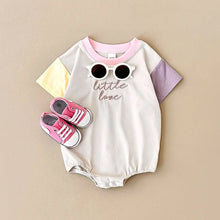 Load image into Gallery viewer, Little Love Short Sleeve Summer Romper- Pick your Color