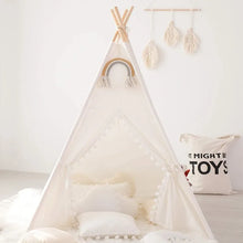 Load image into Gallery viewer, 1.6m/1.3m Kid Tent Indoor Play House / Teepee style - BEBIMINE LLC