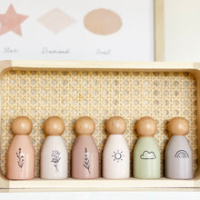 Load image into Gallery viewer, BUNDLE Wooden Truck + Peg Doll Set - BEBIMINE LLC