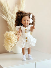 Load image into Gallery viewer, *New Beautiful Doll with Brown Hair and Embroidery 2 Piece - BEBIMINE LLC