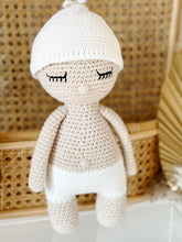 Load image into Gallery viewer, Crochet Baby doll - Beige - BEBIMINE LLC