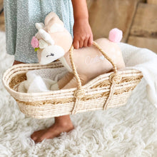 Load image into Gallery viewer, Wicker Basket for Dolls- Moses basket - BEBIMINE LLC
