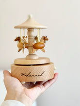 Load image into Gallery viewer, Magical Music Box- Horses (with Name) - BEBIMINE LLC