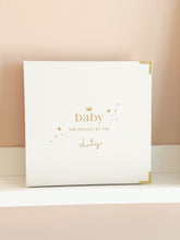 Load image into Gallery viewer, Keepsake Baby Memory  Book / Baby Journal personalised with Name
