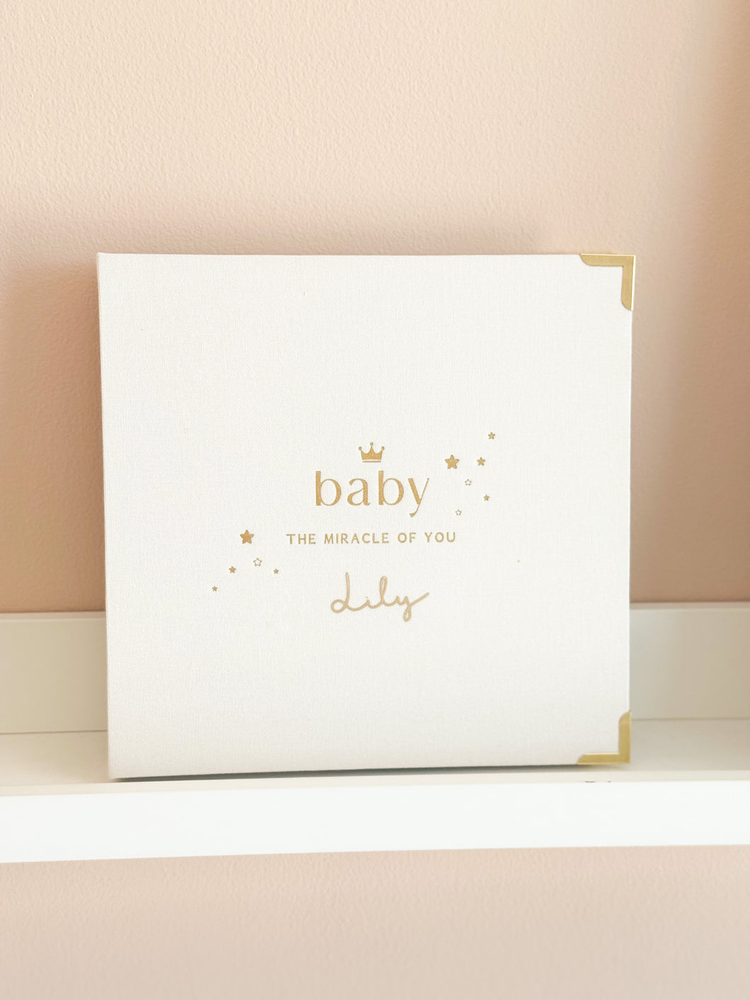 Keepsake Baby Memory  Book / Baby Journal personalised with Name