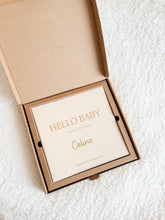 Load image into Gallery viewer, Hello Baby - Baby Memory Book personalised with Name
