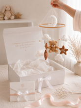Load image into Gallery viewer, Baby hanging, dangling crib mobile , Bed Bell - Moon And Shells
