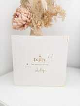 Load image into Gallery viewer, Keepsake Baby Memory  Book / Baby Journal personalised with Name
