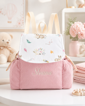 Load image into Gallery viewer, Customized Children's School Bag for Kindergarten- Pink
