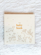 Load image into Gallery viewer, Animal-Themed Baby Memory Book – Cream with Gold Embossing
