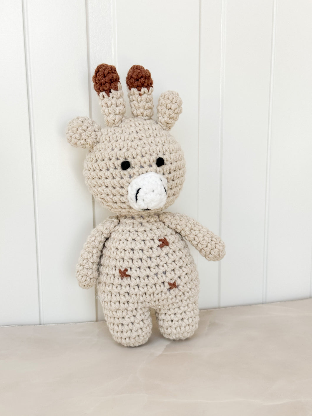 Little crochet toy - GIRAFFE - BEBIMINE LLC