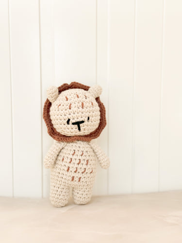 Little Crochet Toy - LION - BEBIMINE LLC