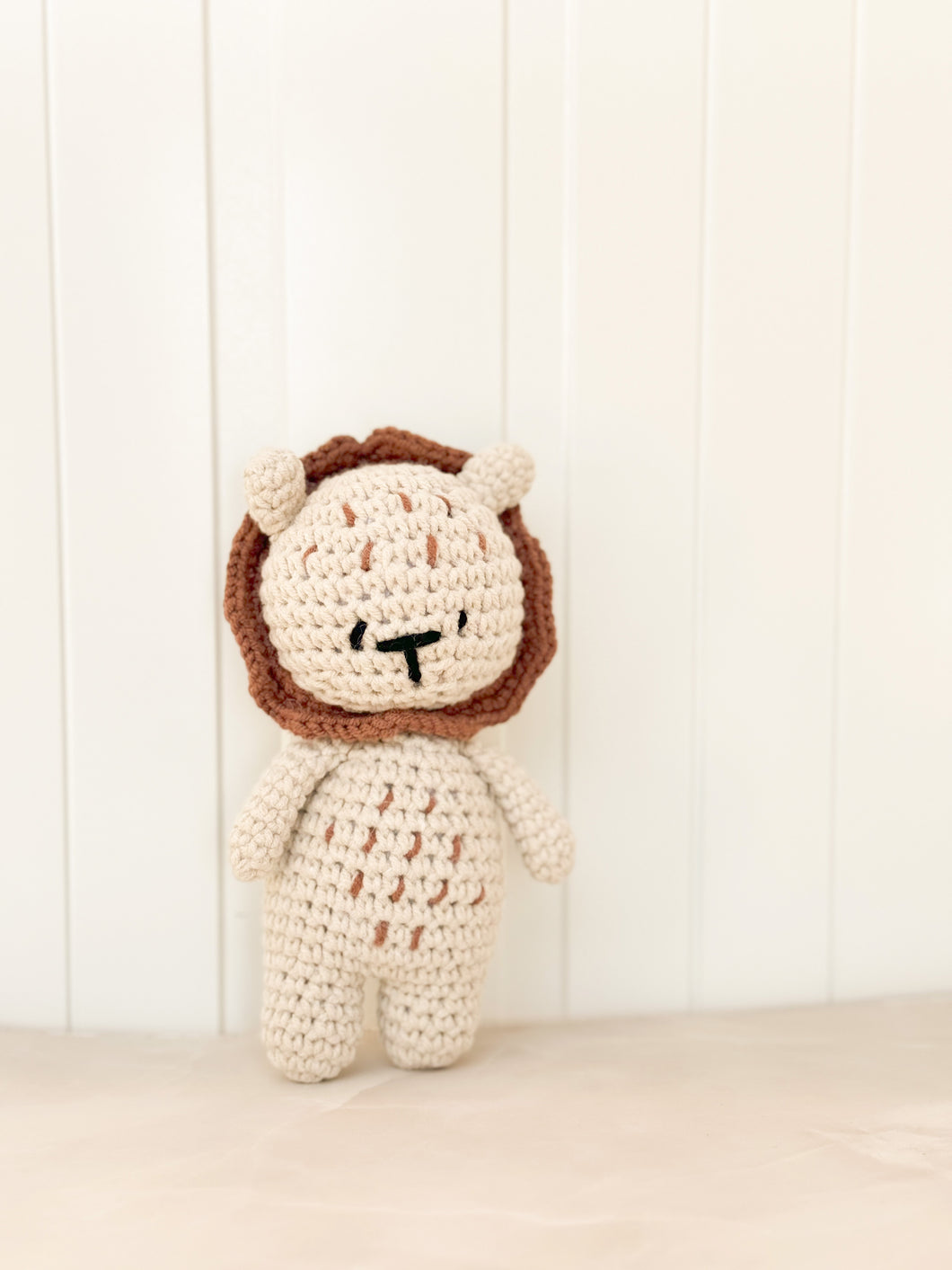 Little Crochet Toy - LION - BEBIMINE LLC