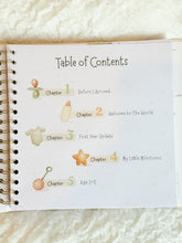 Load image into Gallery viewer, Animal-Themed Baby Memory Book – Cream with Gold Embossing
