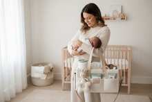Load image into Gallery viewer, Nappy Caddy Organiser / Diaper Bag- pick your color - BEBIMINE LLC
