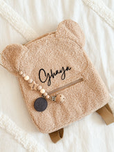 Load image into Gallery viewer, Teddy Kids BackPack With Name- Pick your Color - BEBIMINE LLC
