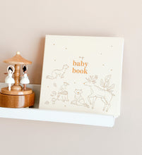 Load image into Gallery viewer, Animal-Themed Baby Memory Book – Cream with Gold Embossing
