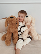 Load image into Gallery viewer, Personalized Plush Puppy – 50cm- Beige *Pre order - BEBIMINE LLC
