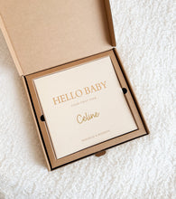 Load image into Gallery viewer, Hello Baby - Baby Memory Book personalised with Name
