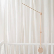 Load image into Gallery viewer, Natural Wooden Baby Mobile Holder – Cot Attachment Arm
