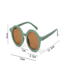 Load image into Gallery viewer, Round Kids Sunglasses UV400- Pick your Color - BEBIMINE LLC
