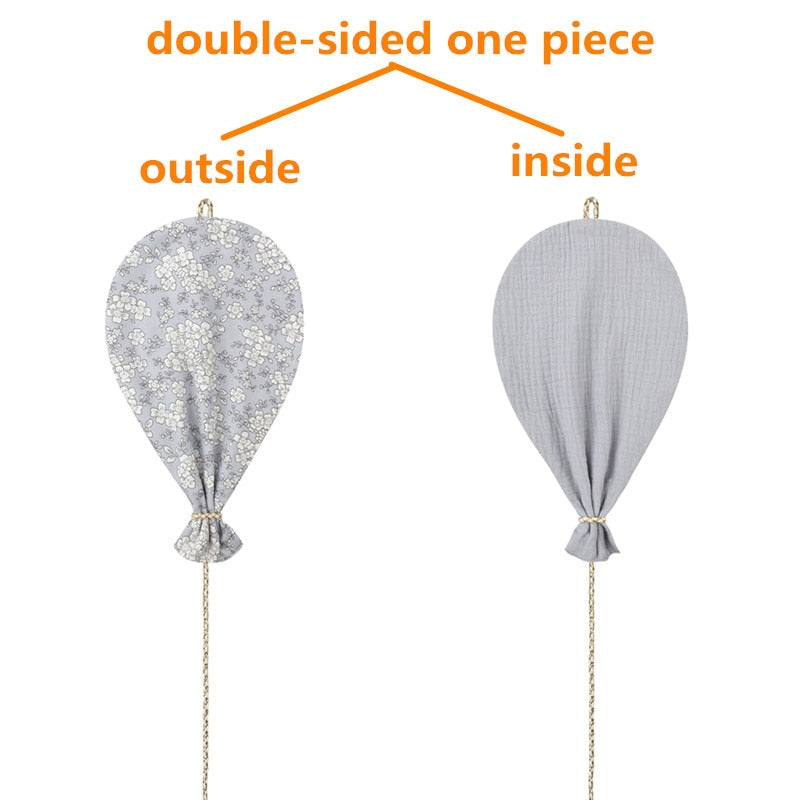 Double Sided Cotton Balloon (Wall Hanging Decor)- Choose your Color - BEBIMINE LLC