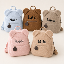 Load image into Gallery viewer, Personalised Teddy Kids Backpack - BEBIMINE LLC
