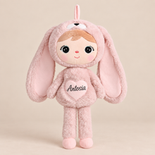 Load image into Gallery viewer, Personalised Bunny Girl Plush Toy – 50 cm - BEBIMINE LLC
