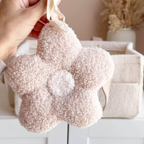 Fluffy stuffed Flower pacifier Pendant - BEBIMINE LLC