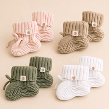 Load image into Gallery viewer, Knitted Baby Boots - Pick Your Color - BEBIMINE LLC
