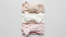 Load image into Gallery viewer, Waffle Bow Baby Headband
