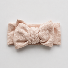 Load image into Gallery viewer, Waffle Bow Baby Headband

