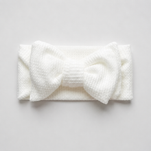 Load image into Gallery viewer, Waffle Bow Baby Headband
