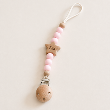 Load image into Gallery viewer, Personalized Pacifier Clip - Pick Your Color - BEBIMINE LLC
