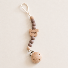 Load image into Gallery viewer, Personalized Pacifier Clip - Pick Your Color - BEBIMINE LLC
