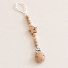 Load image into Gallery viewer, Personalized Pacifier Clip - Pick Your Color - BEBIMINE LLC
