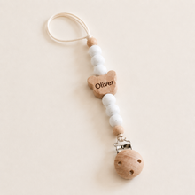 Load image into Gallery viewer, Personalized Pacifier Clip - Pick Your Color - BEBIMINE LLC
