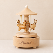 Load image into Gallery viewer, Personalised Musical Carousel Pony - BEBIMINE LLC
