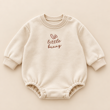 Load image into Gallery viewer, Little Bunny Long-Sleeve Baby Romper
