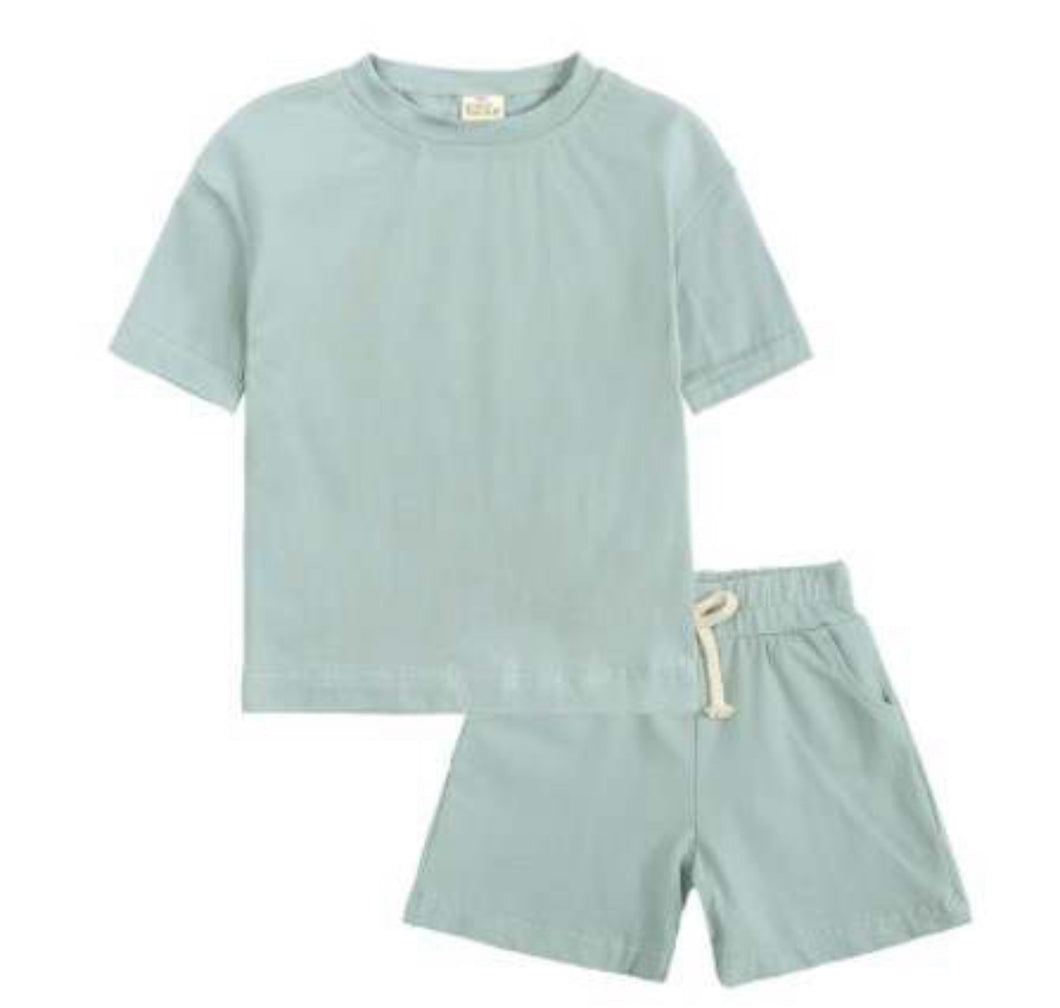 Cotton Set 2 Piece BLUE - BEBIMINE LLC